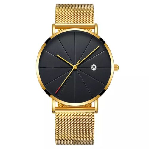 Gold Link Modern Watch