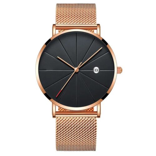 Goldy Link Modern Watch