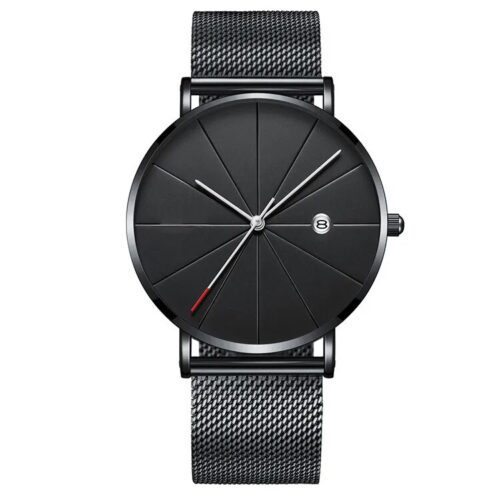Black Link Modern Watch