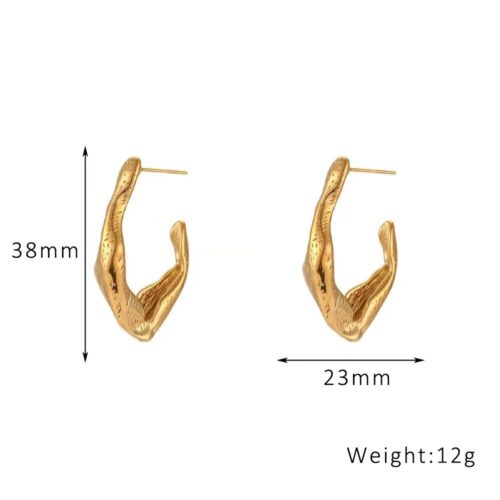 Havanna <strong>Kryptonity</strong> Earrings are  <strong>Made of premium stainless steel</strong>, so won’t tarnish! Create your own<strong> Kryptonity</strong> jewelry combinations to create your style and enrich your Outfits! Available in Gold. Earrings sold in pairs (2 earrings) Don't hesitate to tag us on Instagram to show us your beautiful outfits! <strong>@kryptonity-official</strong>