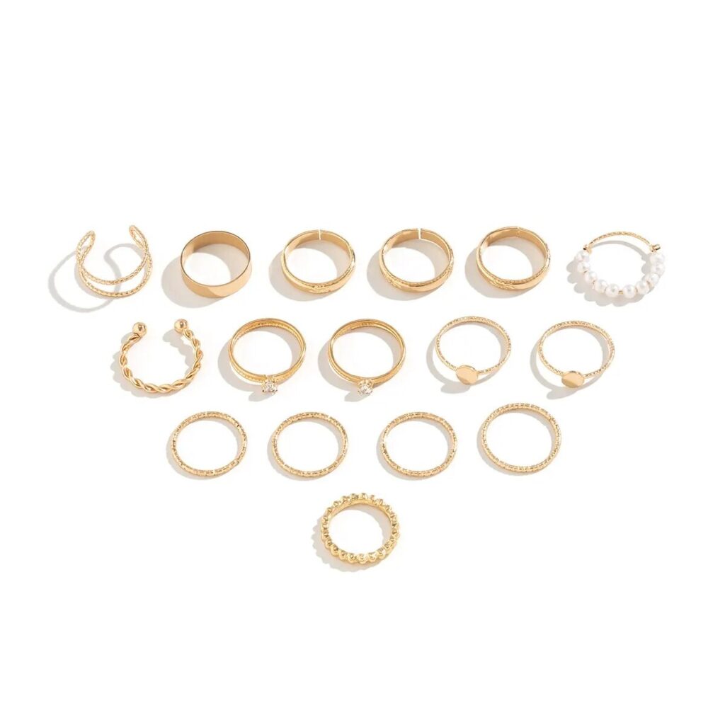 Secret Kryptonity rings are <strong>Made of premium stainless steel</strong>, so won’t tarnish! Create your own Kryptonity jewelry combinations to create your style and enrich your Outfits! Available in <strong>Gold / Silver</strong>. <strong>16 iteams</strong> Don’t hesitate to tag us on Instagram to show us your beautiful outfits! <strong>@kryptonity-official</strong>