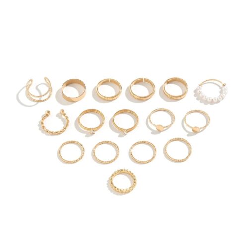 Secret Kryptonity rings are <strong>Made of premium stainless steel</strong>, so won’t tarnish! Create your own Kryptonity jewelry combinations to create your style and enrich your Outfits! Available in <strong>Gold / Silver</strong>. <strong>16 iteams</strong> Don’t hesitate to tag us on Instagram to show us your beautiful outfits! <strong>@kryptonity-official</strong>
