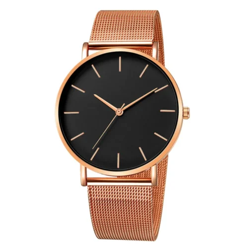 Classic Black & Goldy Watch