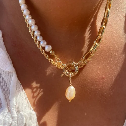 Pearla Gold Necklaces