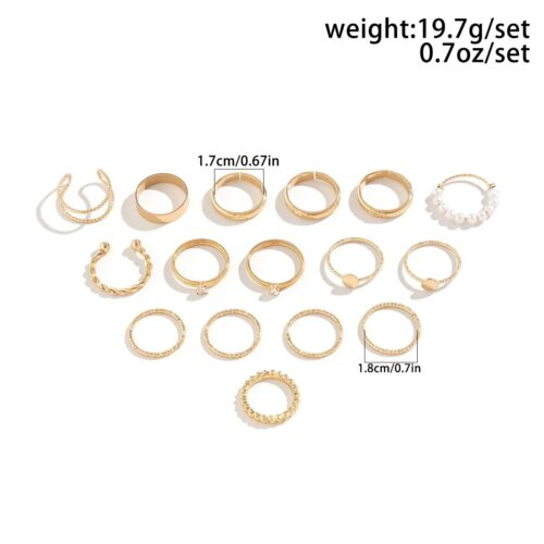 Secret Kryptonity rings are <strong>Made of premium stainless steel</strong>, so won’t tarnish! Create your own Kryptonity jewelry combinations to create your style and enrich your Outfits! Available in <strong>Gold / Silver</strong>. <strong>16 iteams</strong> Don’t hesitate to tag us on Instagram to show us your beautiful outfits! <strong>@kryptonity-official</strong>