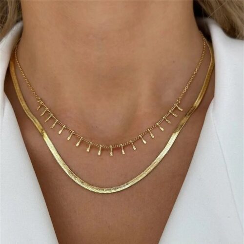 Moza Gold Necklaces