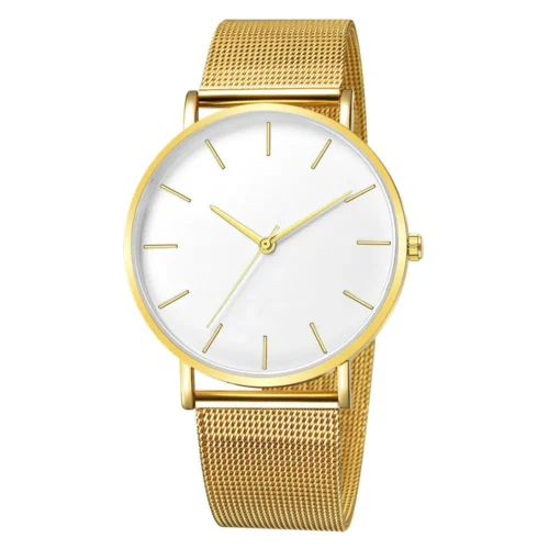 Classic Gold and white Watch
