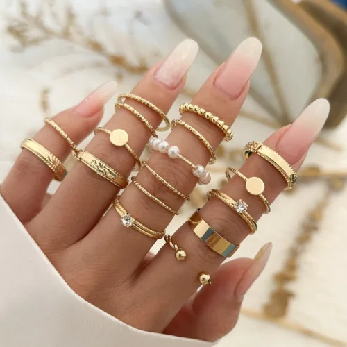 Secret Kryptonity rings are <strong>Made of premium stainless steel</strong>, so won’t tarnish! Create your own Kryptonity jewelry combinations to create your style and enrich your Outfits! Available in <strong>Gold / Silver</strong>. <strong>16 iteams</strong> Don’t hesitate to tag us on Instagram to show us your beautiful outfits! <strong>@kryptonity-official</strong>