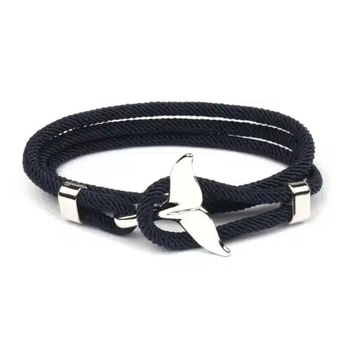 Fishtail Kryptonity bracelets are  Made of premium stainless steel, so won’t tarnish! <ul> <li>The woven element is 100% polyester</li> <li>The bracelet can be adjusted using a sliding system</li> <li>Unisex</li> </ul> Don’t hesitate to tag us on Instagram to show us your beautiful outfits! @kryptonity-official